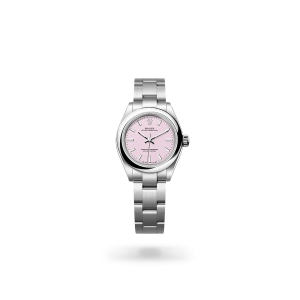 Rolex Oyster Perpetual 28 in Oystersteel with a Candy pink dial, domed  bezel, and Oyster bracelet - Crisson