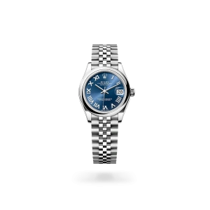 Rolex Datejust 31 in Oystersteel and Everose gold with a Slate dial, domed bezel, and Jubilee bracelet - Crisson