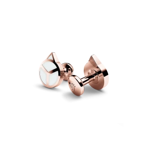 Rolex ‘Hand’ cufflinks in Everose gold, A1025 at Crisson