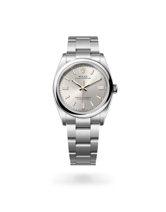Rolex Oyster Perpetual 36 in Oystersteel with a Silver dial, domed  bezel, and Oyster bracelet - Crisson