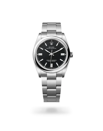 Rolex Oyster Perpetual 36 in Oystersteel with a Black dial, domed  bezel, and Oyster bracelet - Crisson