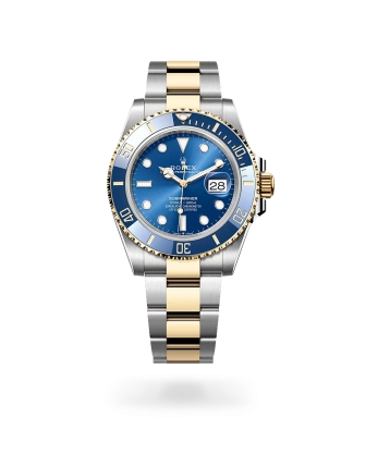 Rolex Submariner Date in Oystersteel and yellow gold with a Royal blue dial, blue ceramic and gold bezel, and Oyster bracelet - Crisson