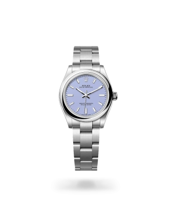 Rolex Oyster Perpetual 31 in Oystersteel with a Lavender dial, domed  bezel, and Oyster bracelet -  Crisson