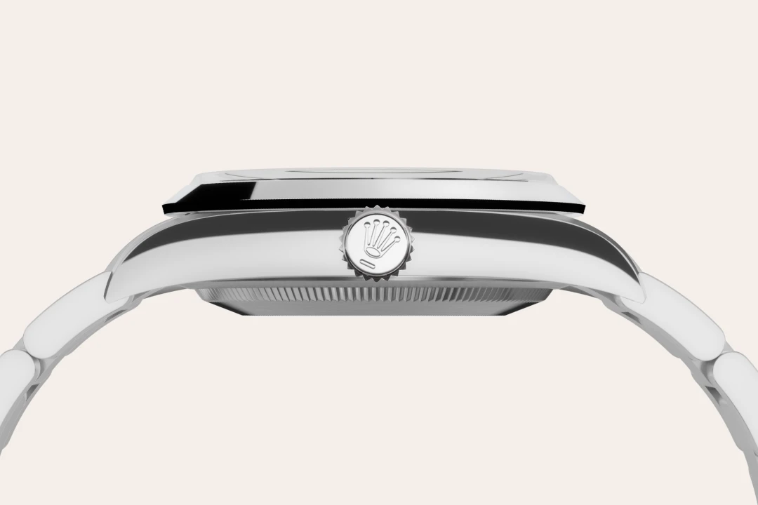Rolex Explorer 36 in Oystersteel with a white dial, smooth bezel, and Oyster bracelet, m124270-0001 - Crisson Rolex Explorer 36 in Oystersteel with a white dial, smooth bezel, and Oyster bracelet, m124270-0001 - Crisson