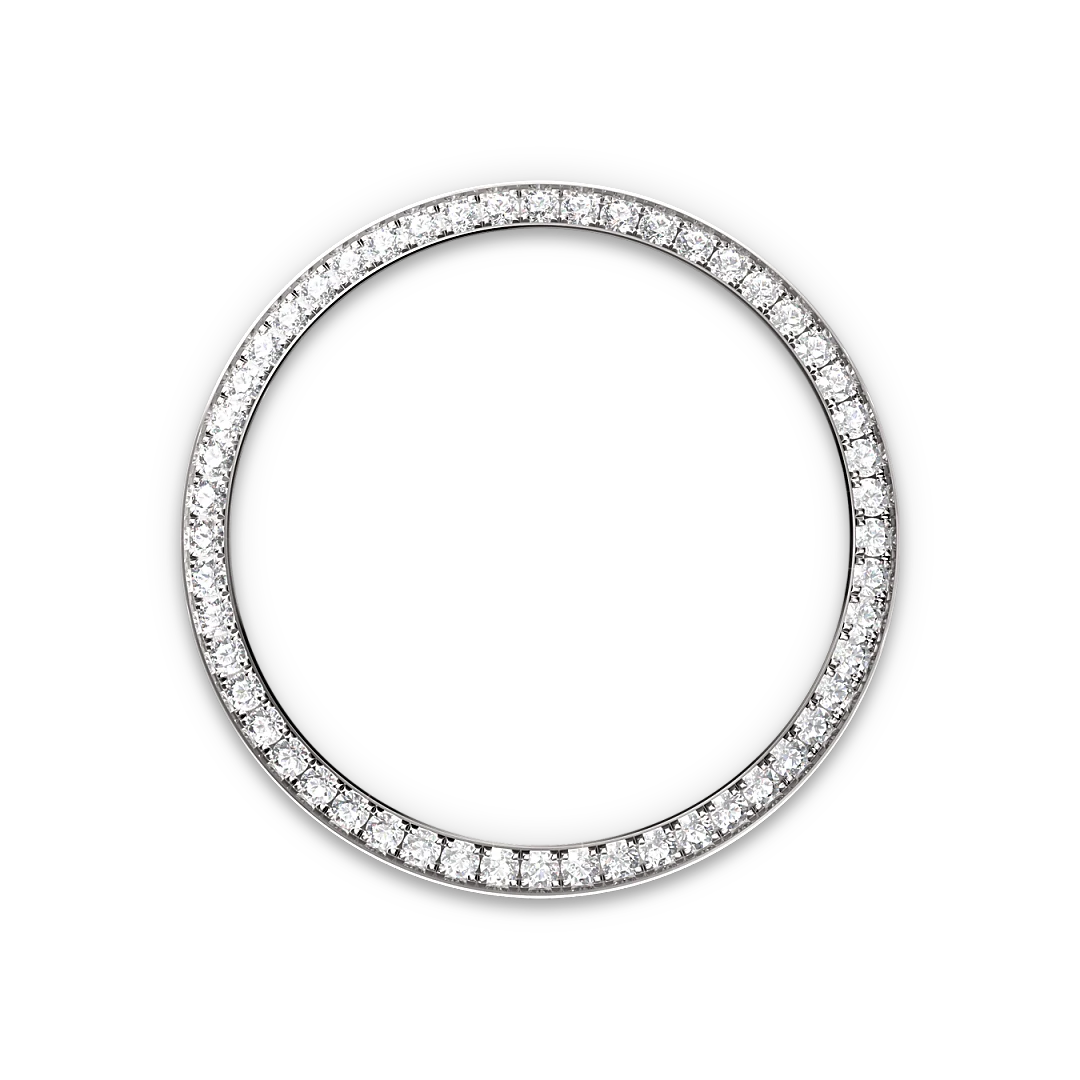 Rolex Datejust 36 in Oystersteel, white gold and diamonds with a white mother-of-pearl dial with diamonds, bezel with diamonds, and Jubilee bracelet, m126284rbr-0011 - Crisson