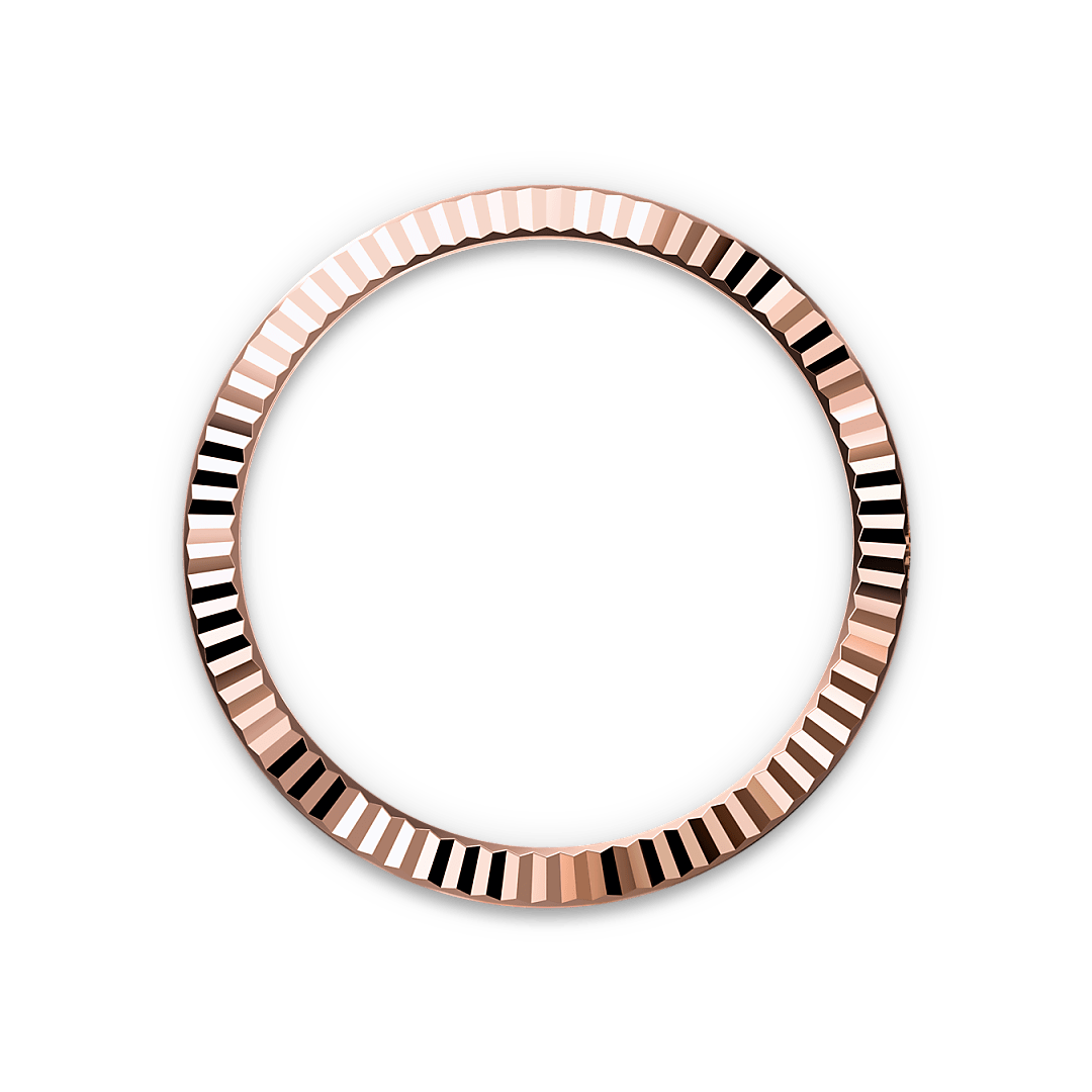 Rolex Datejust 41 in Oystersteel and Everose gold with a sundust dial with diamonds, fluted bezel, and Oyster bracelet, m126331-0007 - Crisson Rolex Datejust 41 in Oystersteel and Everose gold with a sundust dial with diamonds, fluted bezel, and Oyster bracelet, m126331-0007 - Crisson