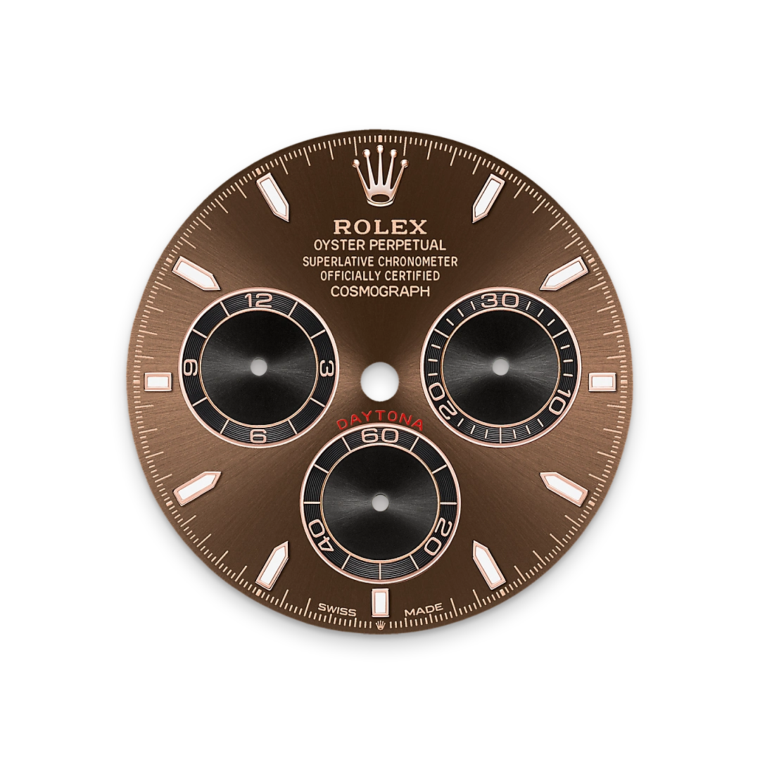 Rolex Cosmograph Daytona in Everose gold with Bright chocolate and black dial, and Oyster bracelet, m126505-0005 - Crisson Rolex Cosmograph Daytona in Everose gold with Bright chocolate and black dial, and Oyster bracelet, m126505-0005 - Crisson
