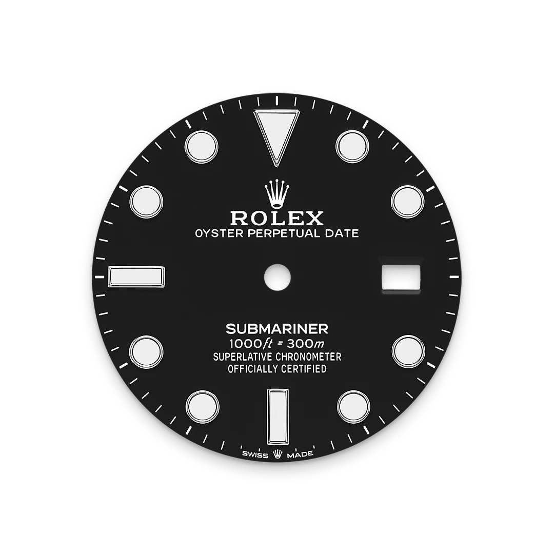 Rolex Submariner Date in white gold with a black dial, blue ceramic and platinum bezel, and Oyster bracelet, m126619lb-0003 - Crisson