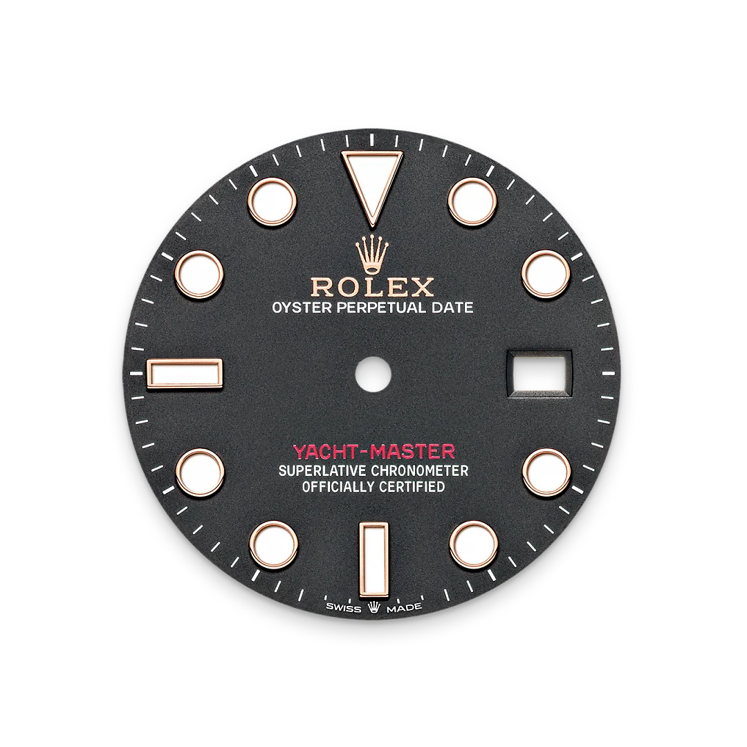 Rolex Yacht-Master 40 in Oystersteel and Everose gold with an intense black dial, Everose gold bezel, and Oyster bracelet, m126621-0002 - Crisson