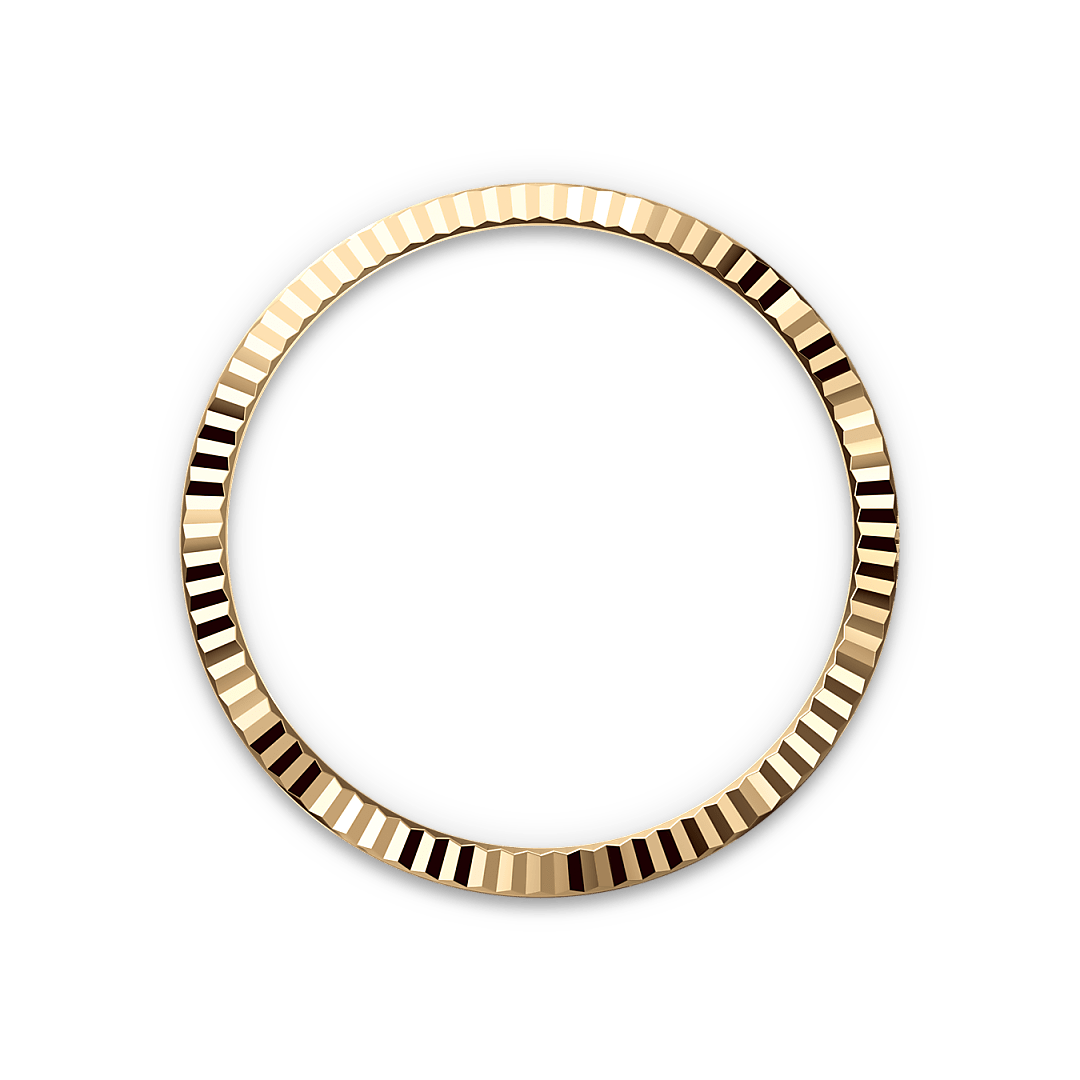 Rolex Day-Date 36 in yellow gold with a champagne-colour dial, fluted bezel, and President bracelet, m128238-0045 - Crisson Rolex Day-Date 36 in yellow gold with a champagne-colour dial, fluted bezel, and President bracelet, m128238-0045 - Crisson