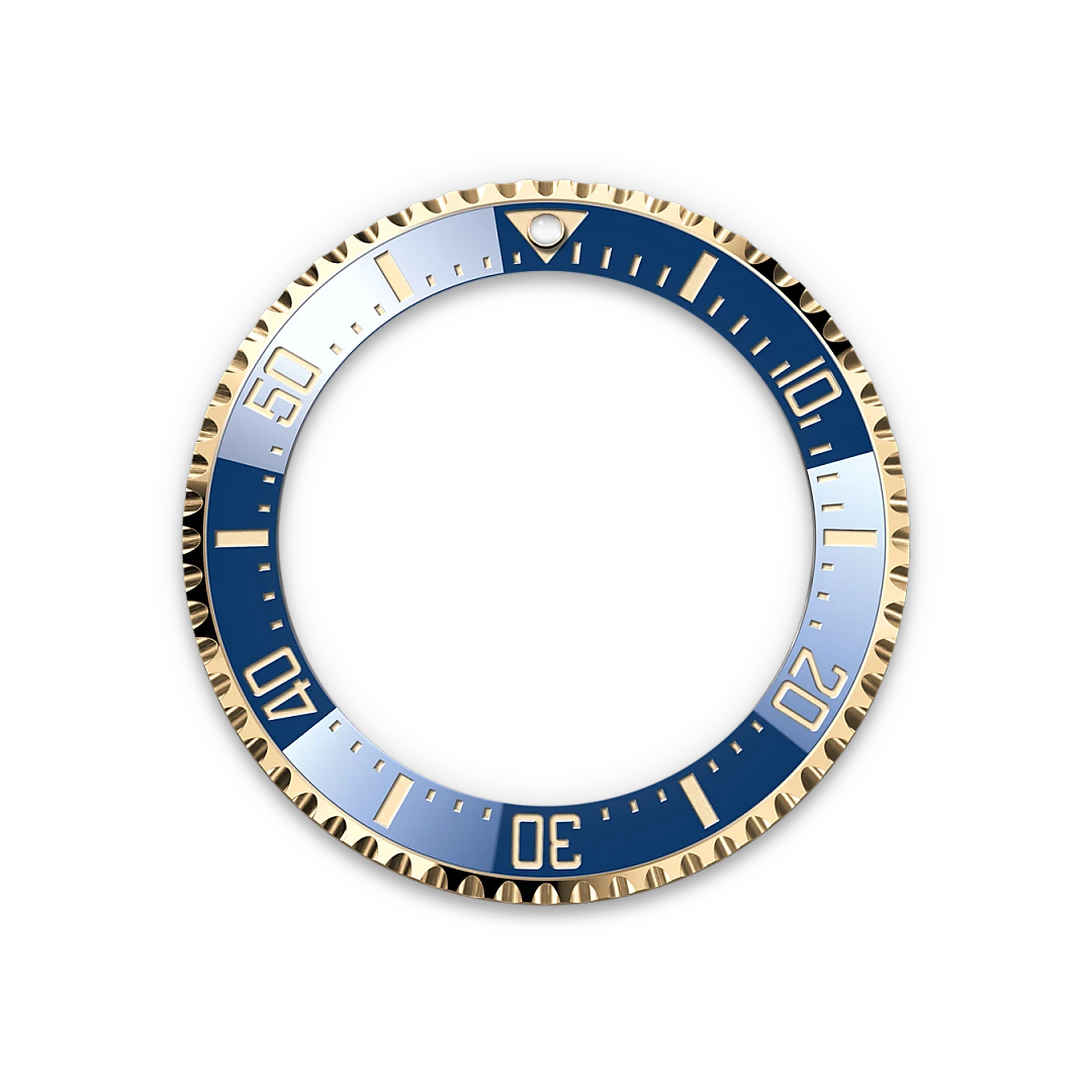 Rolex Deepsea in yellow gold with a blue dial, Cerachrom insert in blue ceramic bezel, and Oyster bracelet, m136668lb-0001 - Crisson
