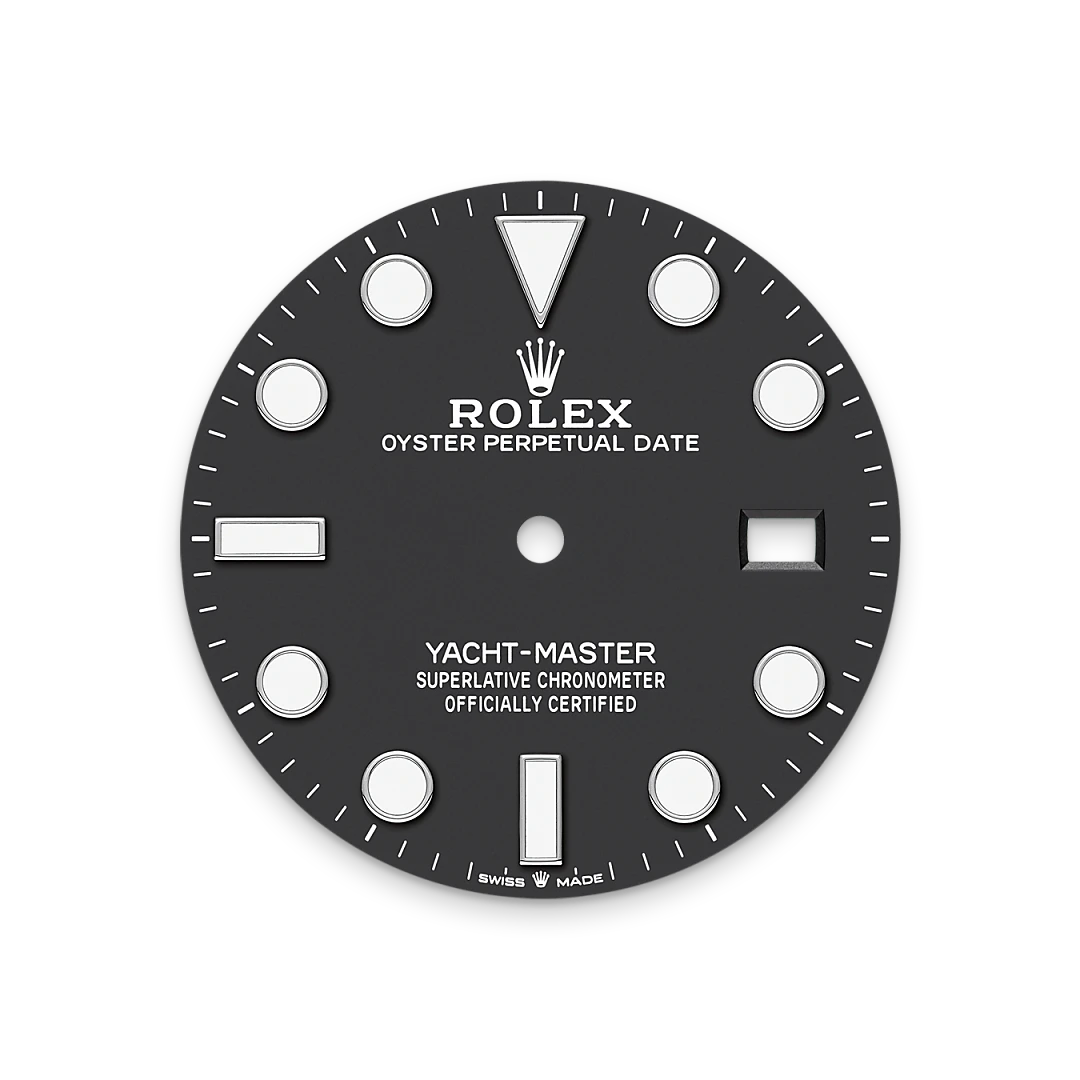 Rolex Yacht-Master 42 in RLX titanium with an intense black dial, matt black Cerachrom insert in ceramic bezel, and Oyster bracelet, m226627-0001 - Crisson