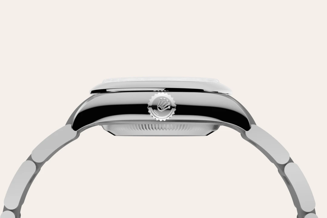 Rolex Oyster Perpetual 28 in Oystersteel with a Candy pink dial, domed  bezel, and Oyster bracelet, m276200-0009 - Crisson