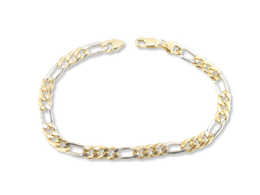 14kt Gold Bracelets Bracelet Pictured:14kt Yellow & White Gold Figaro Link8"(GB 241 8")https://bermudagifts.com/collections/gold-bracelets Available At Crisson HamiltonMonday - Saturday10am - 5pmFace Masks Are A MustPhysical Distancing Is A Must #Bracelets #Gold #Jewelry #shoplocal #shopatcrisson
