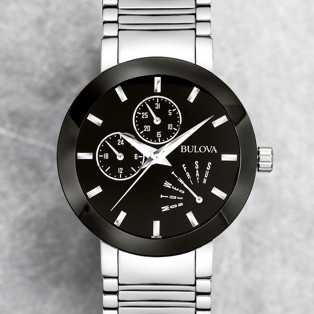🤩 Bulova 35% Off US MSRP 🤩Watch Pictured:Bulova FuturoStainless Steel40mmBulova MSRP $375Crisson Retail: $243.75(BUL 125 BLK)Available At CrissonMonday - Saturday10am - 5pmFace Masks Are A MustPhysical Distancing Is A MustAvailable Online: https://shop.crisson.com/collections/bulova/products/bulova-watch-bul125-blk#Bulova #watches #watchlovers #watchaddict #timepiece #shoplocal #shopatcrisson