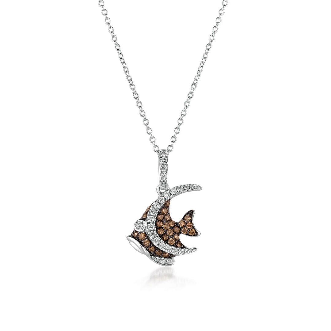 30% OFF LeVian Jewellery! Pictured:Chocolate Diamond & Diamond Fish Pendant On Chain - 14kt White GoldRetail: $999Sale Price: $699.30GS 1396Crisson HamiltonMonday - Saturday10am - 5pmFace Masks Are A MustPhysical Distancing Is A Must#Levian #ChocolateDiamonds #love #fashion #gifts #Bermuda #shoplocal #shopatcrisson
