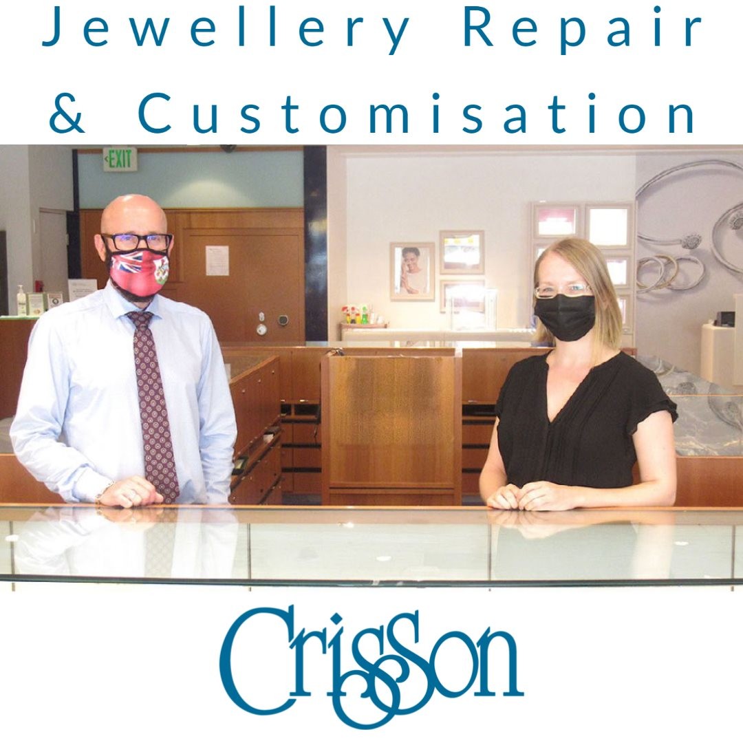 Nele and Paolo combine old-world skill with the latest tools to bring new life to our customers jewellery.They are available for consultation at your convenience and free of charge.Phone: 295-2351E-Mail: info@crisson.com