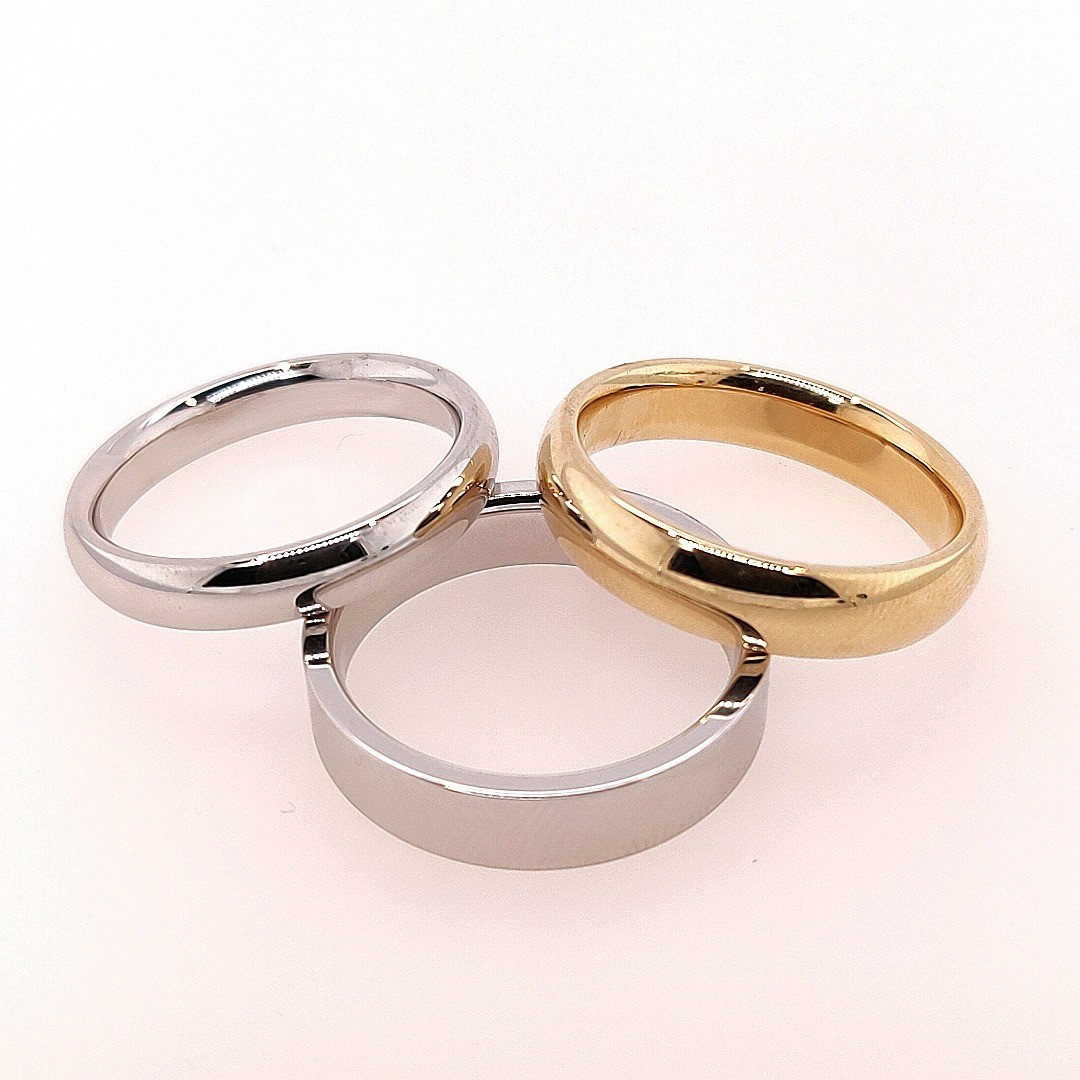 WEDDING BANDS 14kt Flat Comfort Fit and 14kt Round Comfort Fit Wedding Bands(Special Orders Available)Prices Starting At $580Available At Crisson HamiltonMonday - Saturday10am - 5pmFace Masks Are A MustPhysical Distancing Is A Must#weddingbands #specialday #hisandhers #marriage #union #shoplocal #shopatcrisson