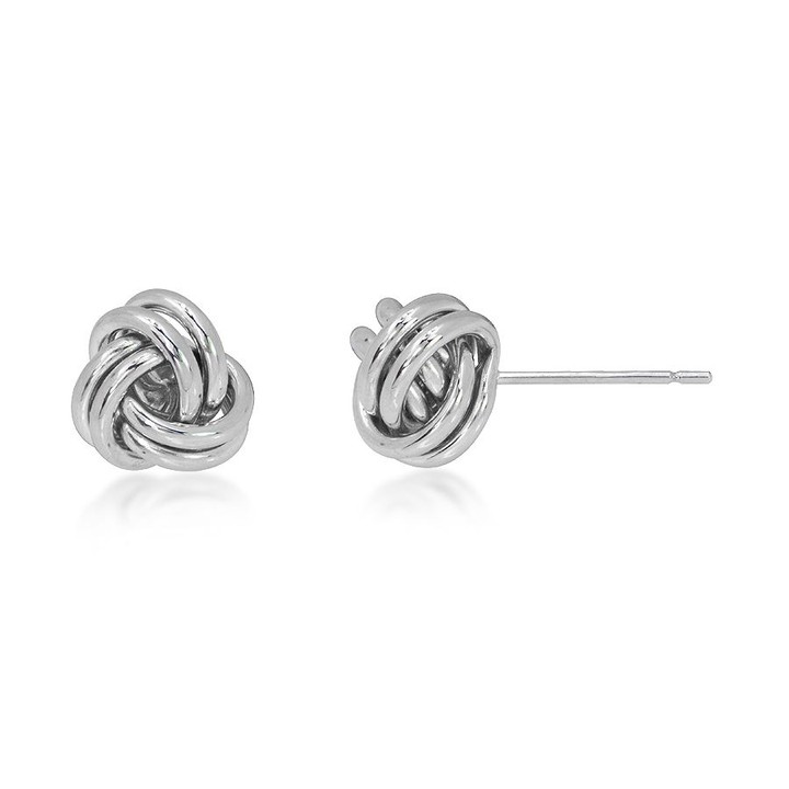14kt Gold Earrings Earrings Pictured:14kt White Gold Knot Studs$186(HG 2818 WHT)Available At Crisson HamiltonMonday - Saturday10am - 5pmFace Masks Are A MustPhysical Distancing Is A Must#goldearrings #jewelry #fashion #accessories #shoplocal #shopatcrisson