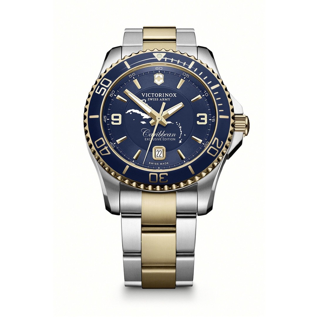 🤩 Swiss Army Watches 🤩15% Off US MSRP Swiss Army Maverick "Caribbean Exclusive"Stainless Steel 43mmUS MSRP: $650Crisson Retail: $552.50(SWA 49146 CARIB)Available At Crisson HamiltonMonday - Saturday10am - 5pmFace Masks Are A MustPhysical Distancing Is A MustAvailable Online: https://shop.crisson.com/collections/victorinox-swiss-army-watches/products/victorinox-swiss-army-watch-swa49146carib#SwissArmy #WatchAddict #WatchLovers #watches #shoplocal #shopatcrisson