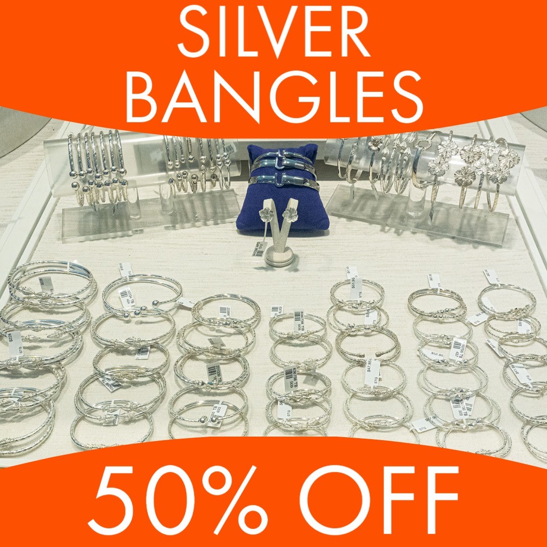 🤩 HOT STOREWIDE SALE 🤩STERLING SILVER BANGLES 50% OFFCRISSON 16 QUEEN STREETOCTOBER 13 -  OCTOBER 1610am - 5pmCOVID Guidelines Will Be Adhered To*Discounts Valid In Store Only*Some Restrictions Do Apply#Crisson #Bermuda #Bangles #October #sale #discount #jewelry #watches #shopping #storewide #shoplocal #shopatcrisson