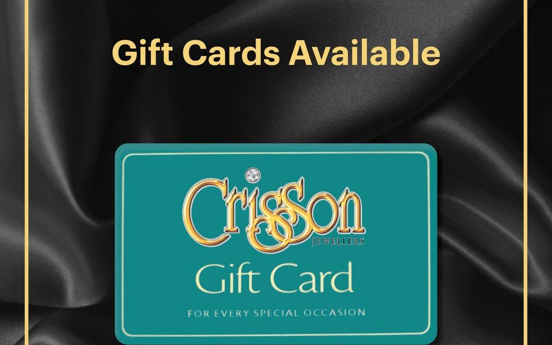 Crisson Gift Cards For Every Occasion Crisson HamiltonMonday – Saturday10am – 5pm Face Masks Are A MustPhysical Distancing Is A MustCrisson DockyardFollow Us For Store Hours#GiftCards #Crisson #gifts #jewelry #watches #shoplocal #shopatcrisson