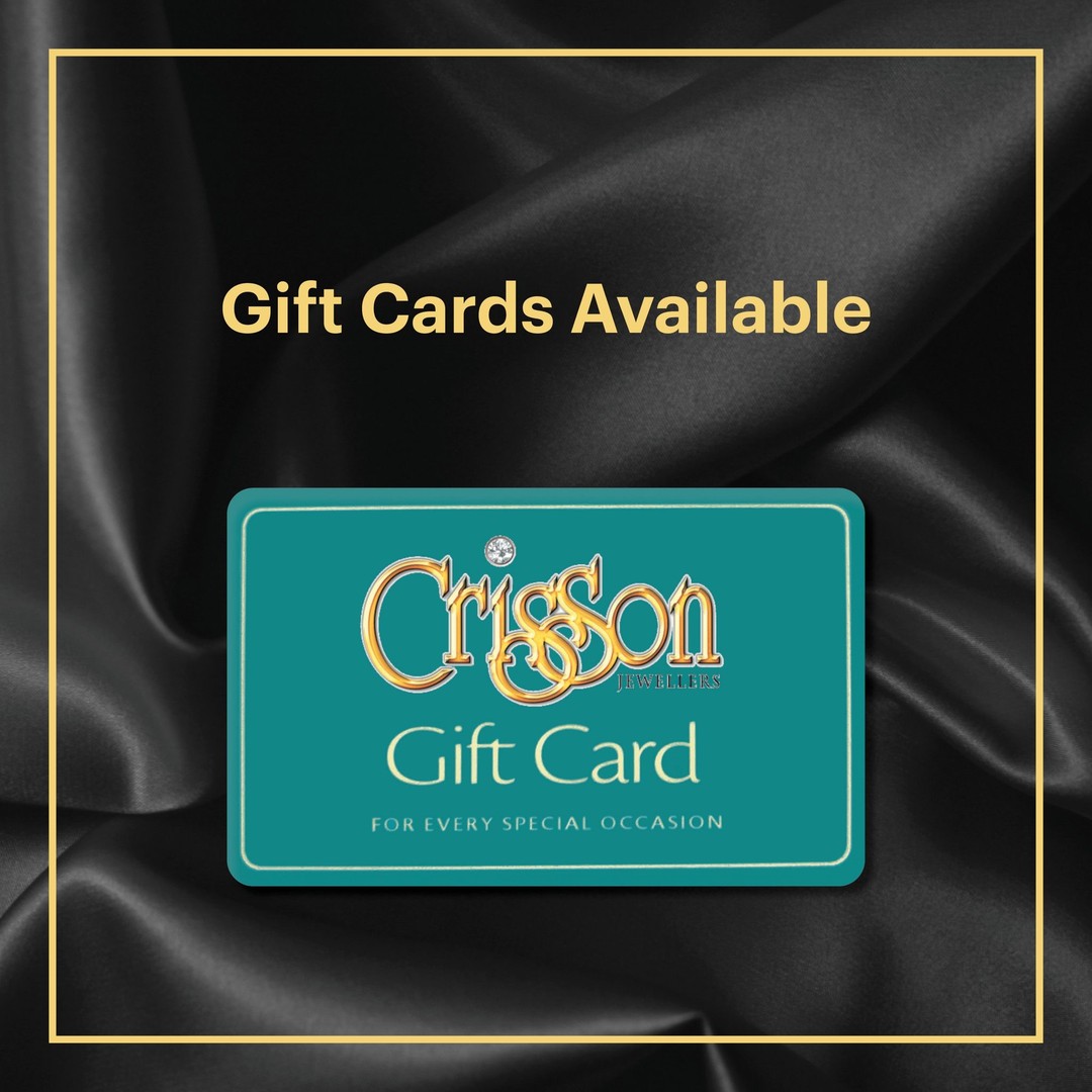 Crisson Gift Cards For Every Occasion  Crisson HamiltonMonday - Saturday10am - 5pm Face Masks Are A MustPhysical Distancing Is A MustCrisson DockyardFollow Us For Store Hours#GiftCards #Crisson #gifts #jewelry #watches #shoplocal #shopatcrisson
