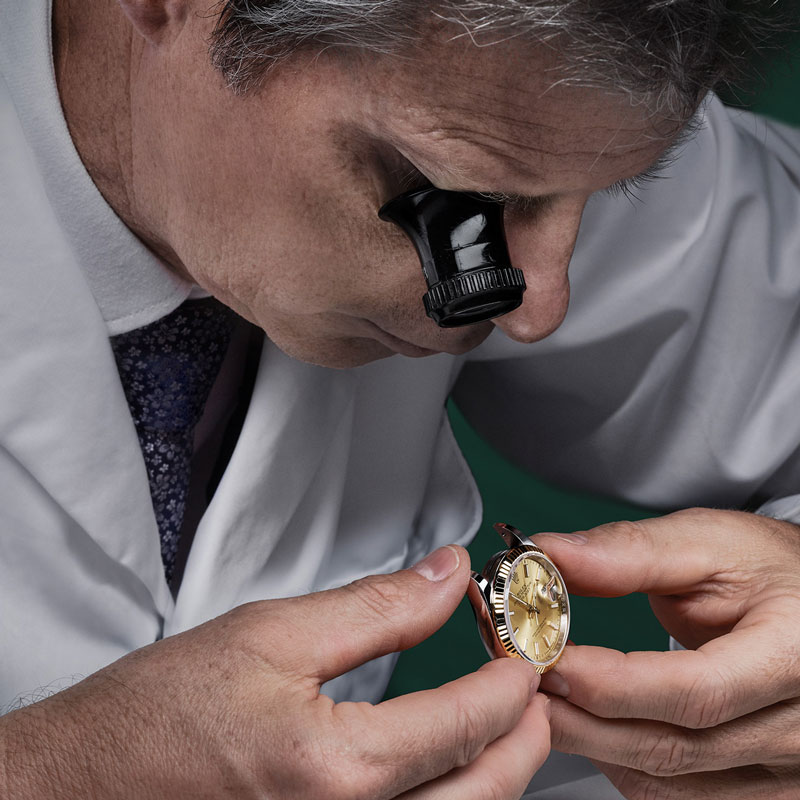 Rolex servicing procedure at Crisson, Bermuda