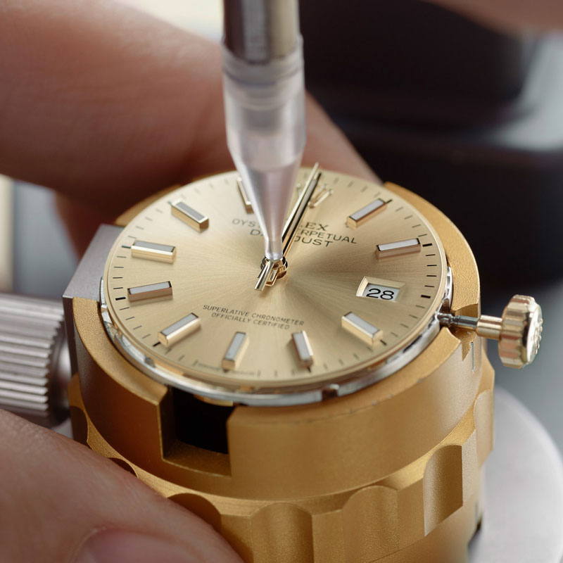 Rolex servicing procedure at Crisson, Bermuda