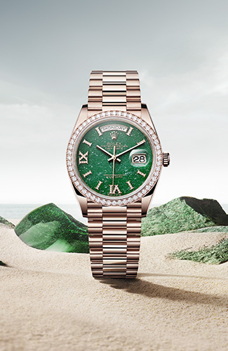 Rolex Day-Date 36 watches at Crisson Jewelers, Bermuda