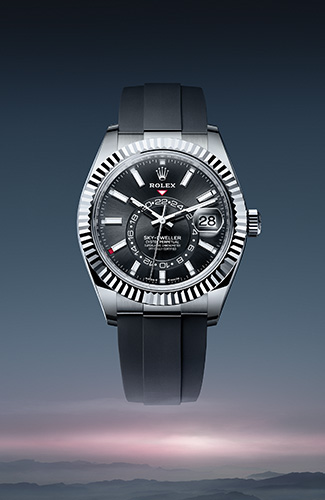 Rolex Sky-Dweller watches at Crisson Jewelers, Bermuda